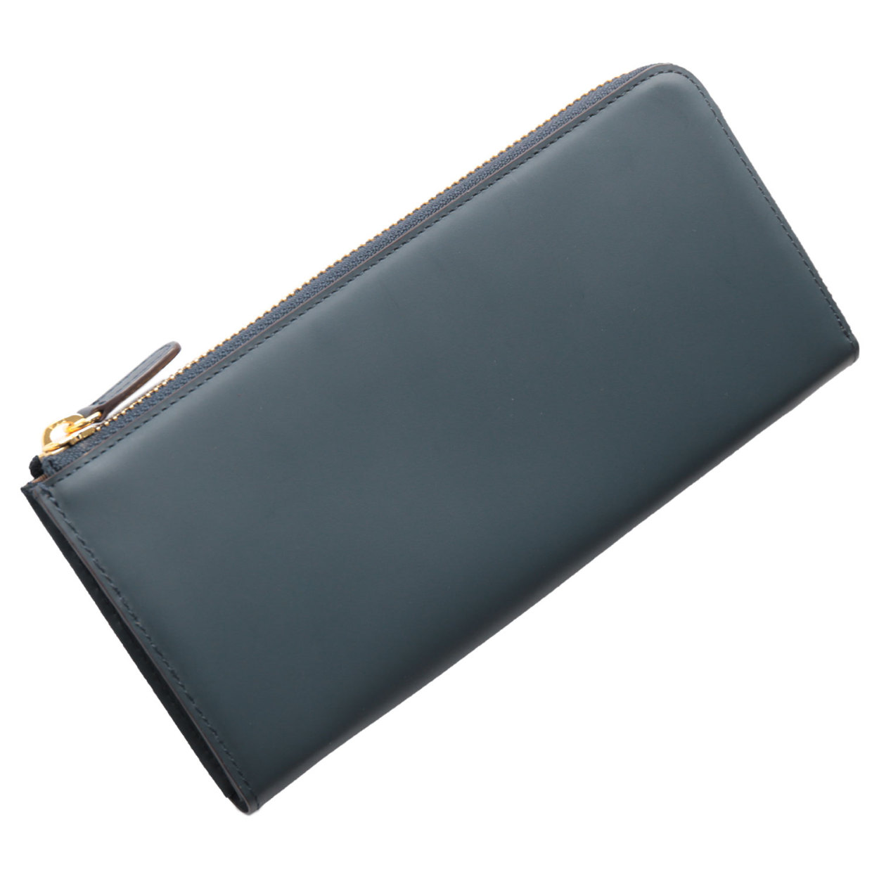爆買 本革 長財布 メンズ L字ファスナー フランス製牛革 HALEINE エナメルレザー/艶無しマット(07000430-mens-1r) | HALEINE | 09