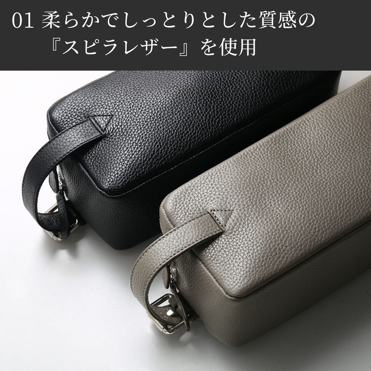 スモール クロコダイル ポロサス シャイニング 加工 センター取り 2way ハンドバッグ