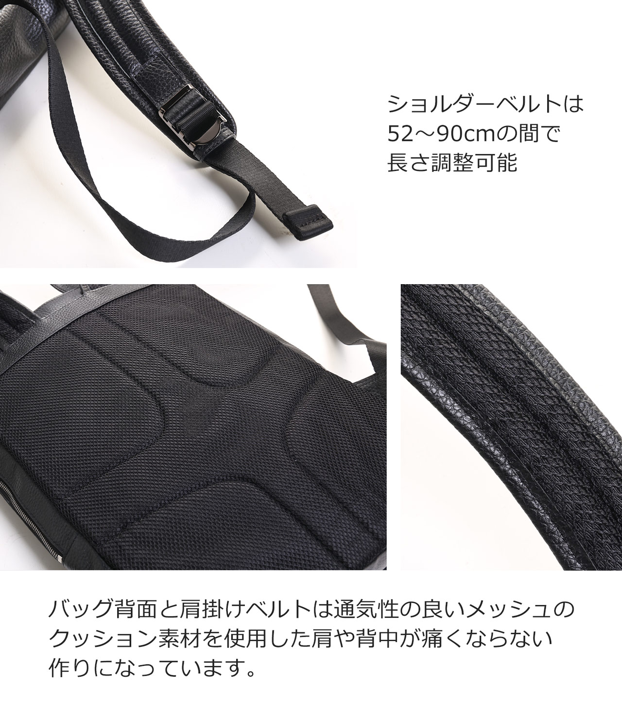 リュック メンズ 通勤 本革 牛革 薄型 mieno ミエノ spira スピラ