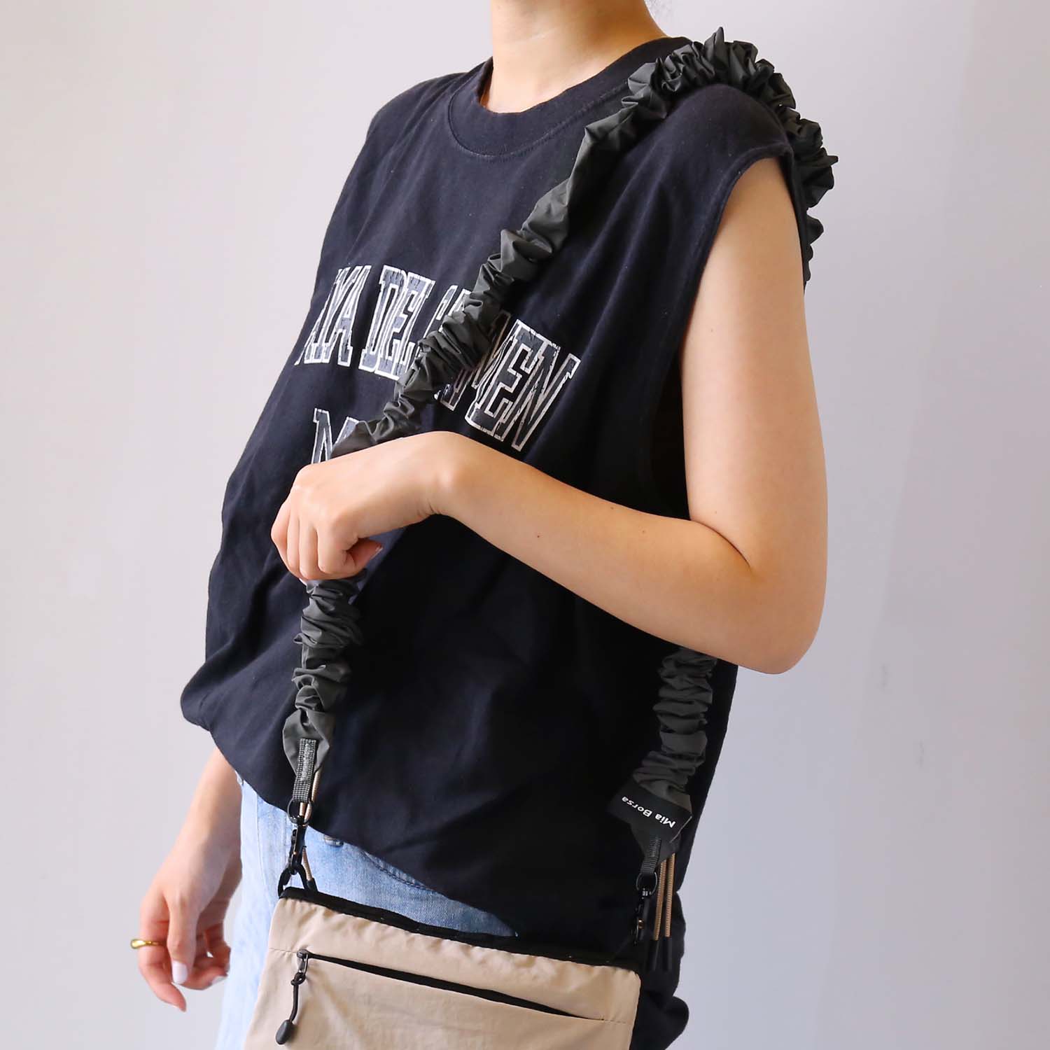 Mia Borsa（ミアボルサ） 長さ調節可能 スマホ用 ショルダーストラップ