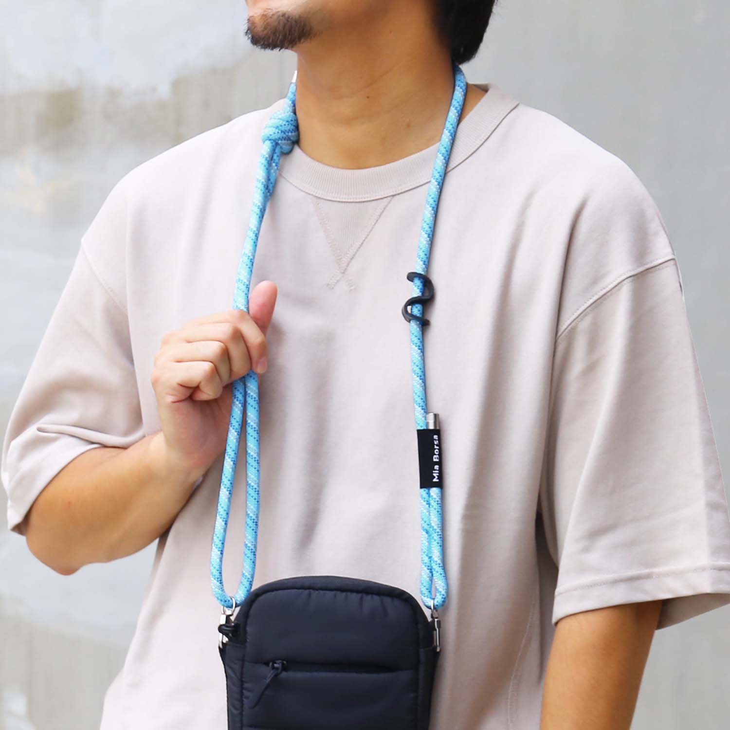 Mia Borsa（ミアボルサ） 長さ調節可能 スマホ用 ショルダーストラップ