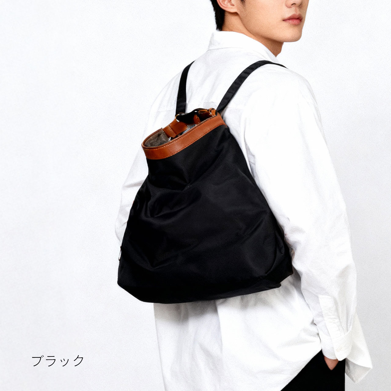 ■092 アレンヌ 2wayバッグ レザー（宣伝用） HALEINE（アレンヌ） 2wayバッグ リュック ショルダーバッグ メンズ