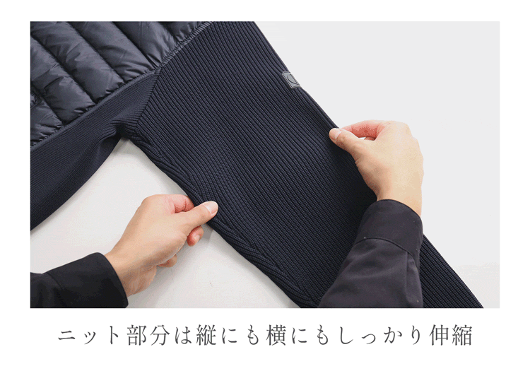 爆買 HALEINE ダウンジャケット メンズ フード付き アーム ニット デザイン ダウンアウター 中綿 真冬 暖かい プレゼント ギフト 6F(08000331r) | HALEINE | 11