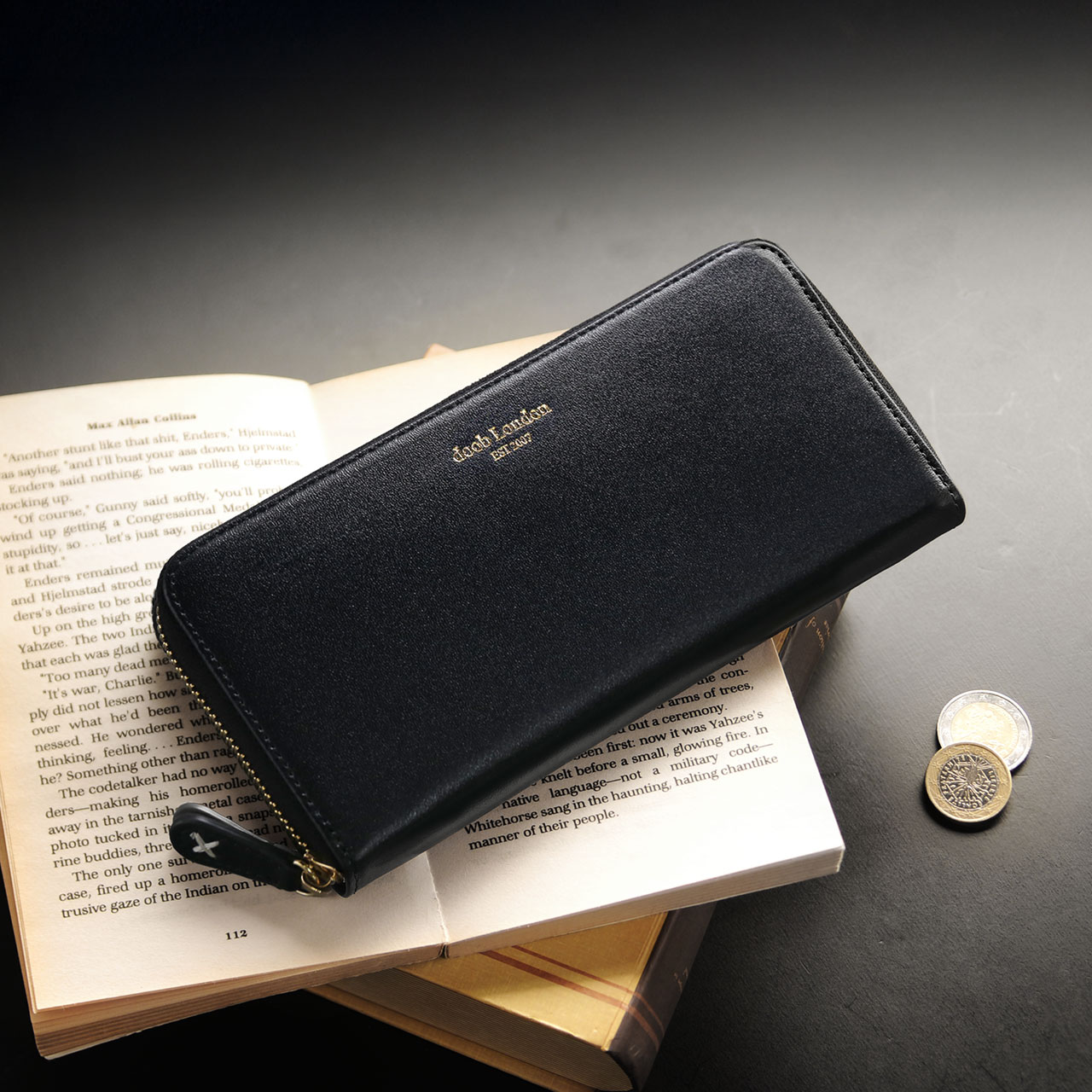 doob London（ドゥーブロンドン） 財布 メンズ 長財布 本革 ラウンド