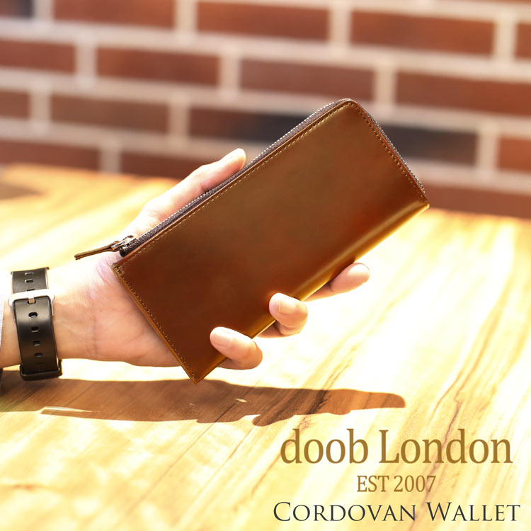 doob London（ドゥーブロンドン） コードバン 財布 コンパクト長財布