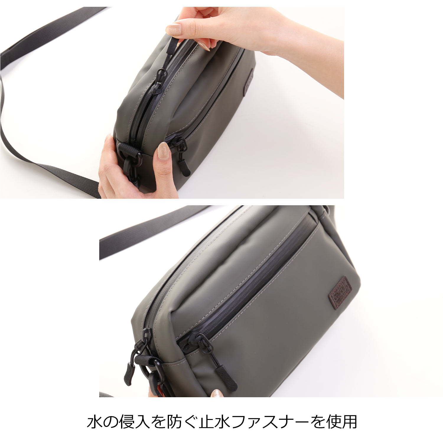 PRAIRIE 1957 ボディバッグ メンズ 横型 耐水バッグ 防水バッグ 止水
