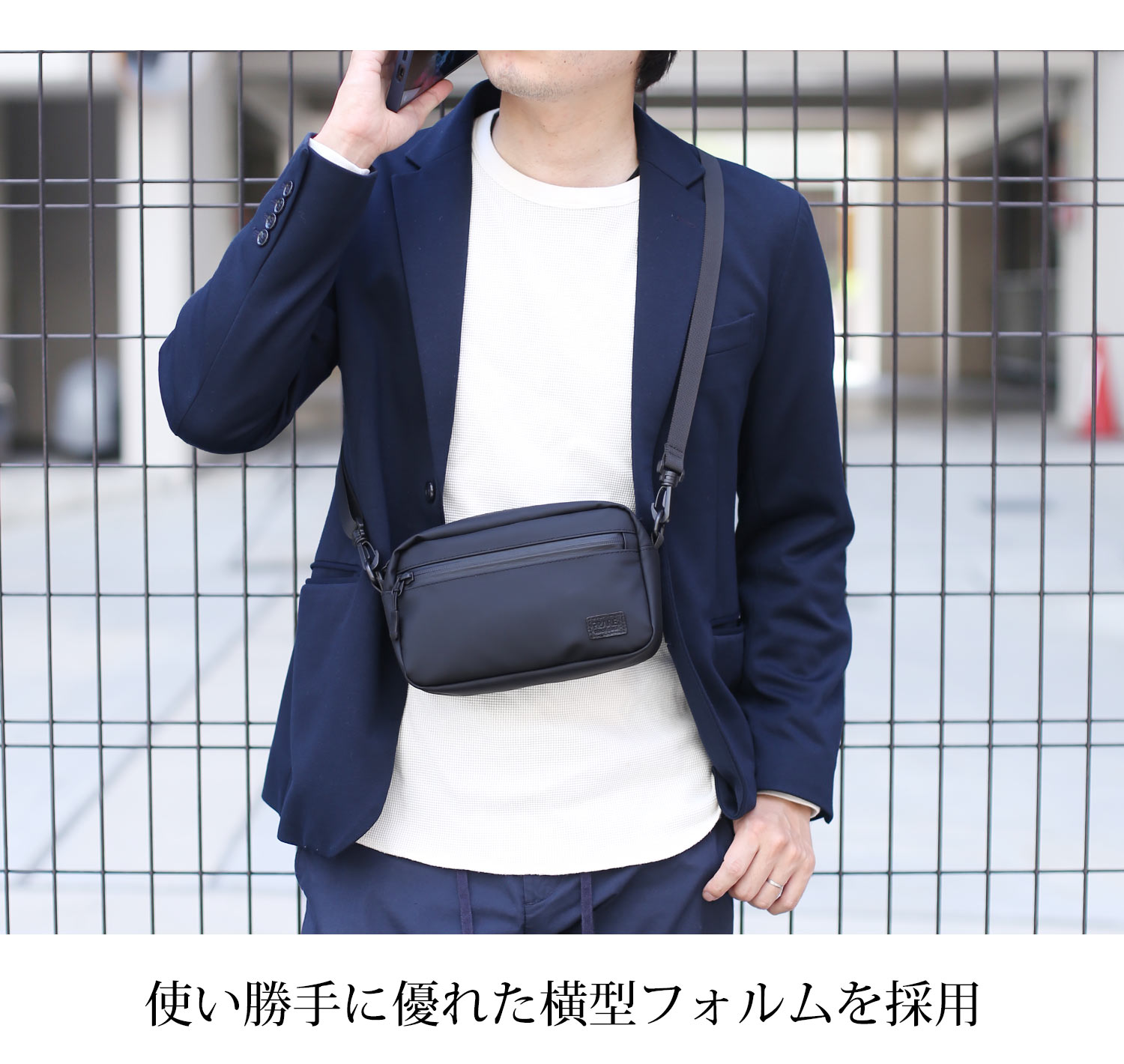 PRAIRIE 1957 ボディバッグ メンズ 横型 耐水バッグ 防水バッグ 止水