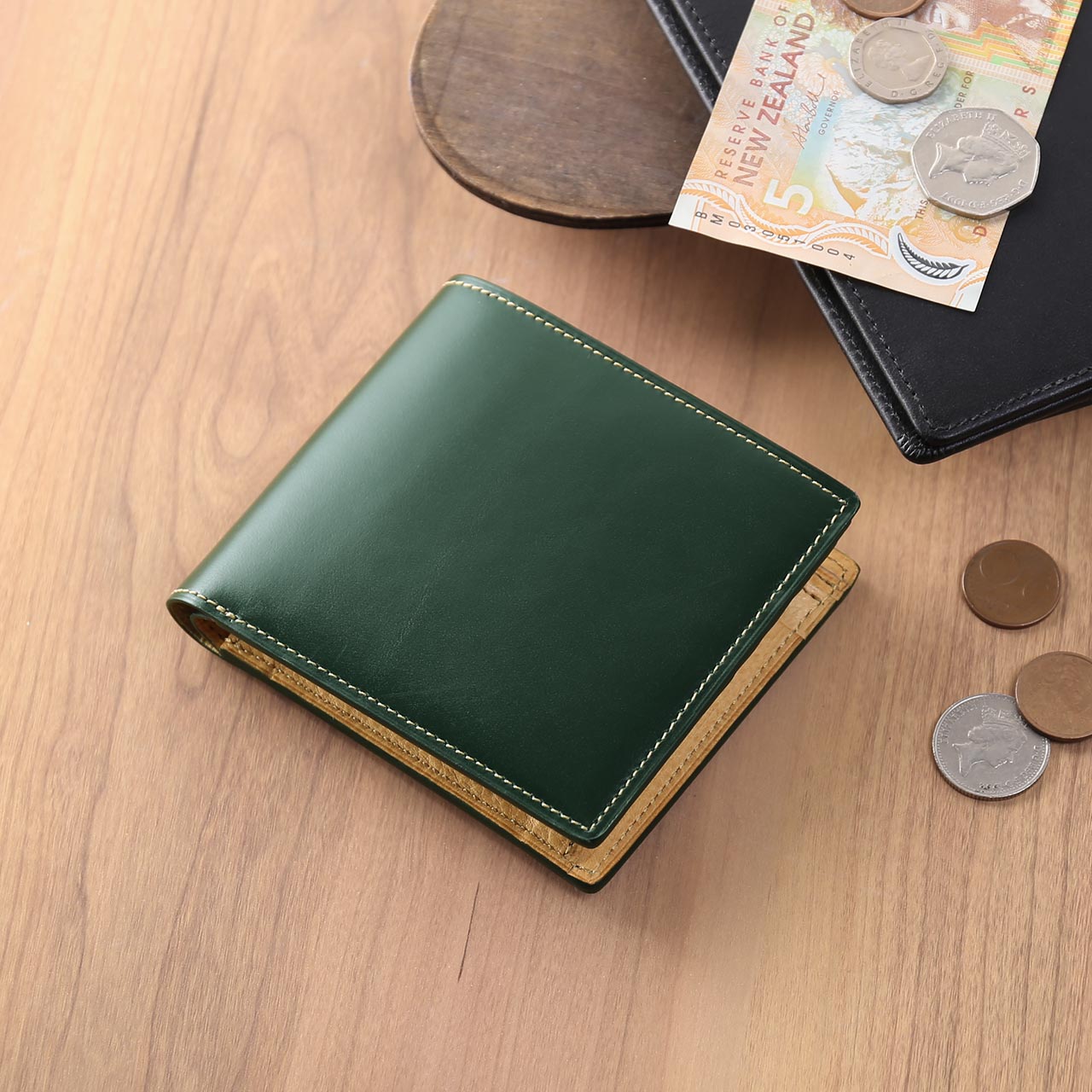 PRAIRIE GINZA（プレリーギンザ） 折り財布 メンズ 日本製 英国