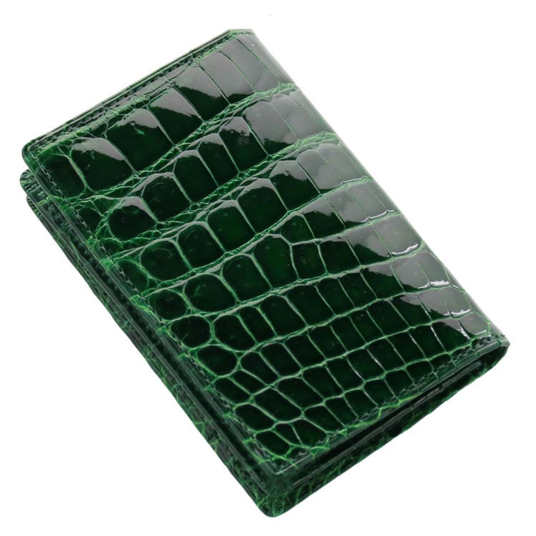 クロコダイル　シャイニング　名刺カードケース クロコダイル シャイニング 名刺カードケース クロコダイル 名刺入れ