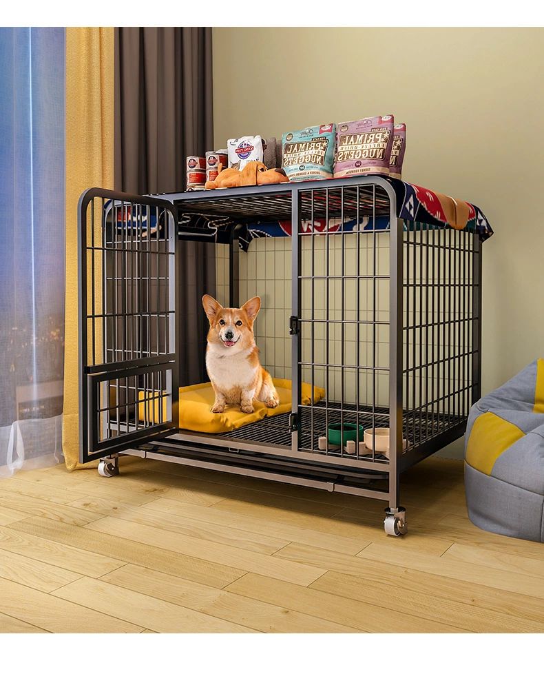 ハ*ー様 【美品】犬用ゲージ　ドッグゲージ　檻　ブラウン ペットケージ 犬檻 犬小屋 ケージ ペットサークル ドッグケージ