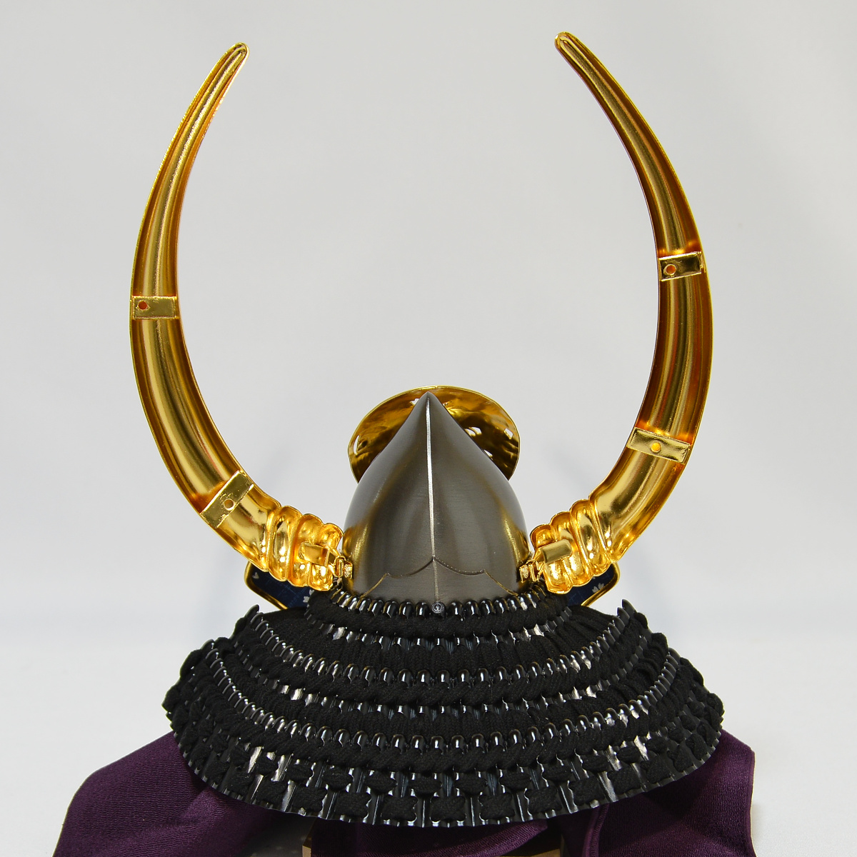 五月人形 コンパクト 収納兜飾り 黒田長政 平安清秀 12号 間口45cm