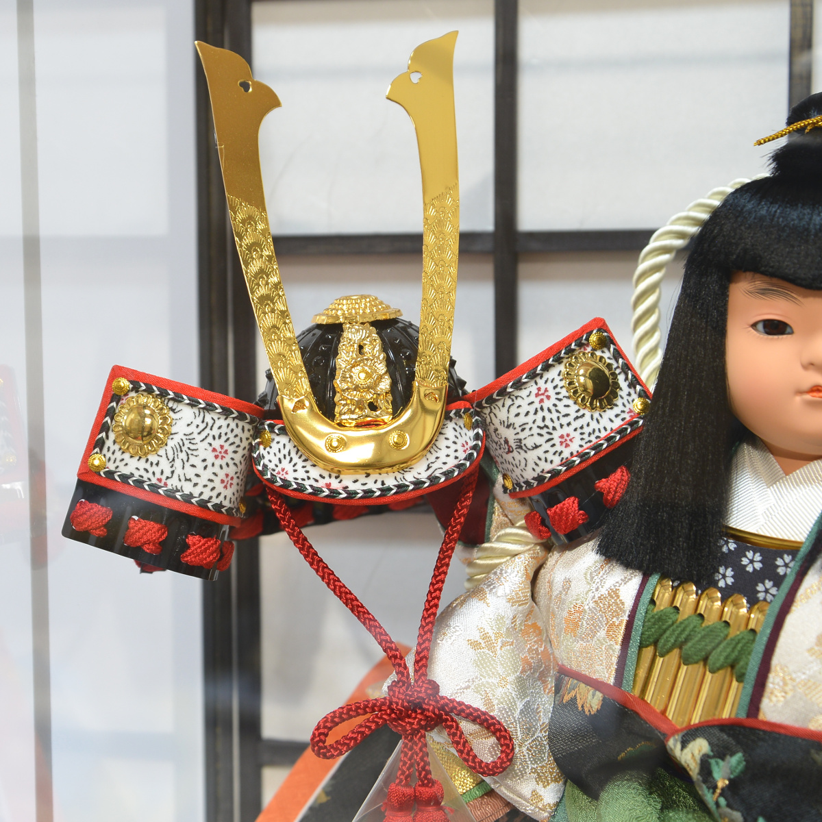 五月人形 お祝いケース飾り 子供大将 7号 金剛 間口43cm 5月人形