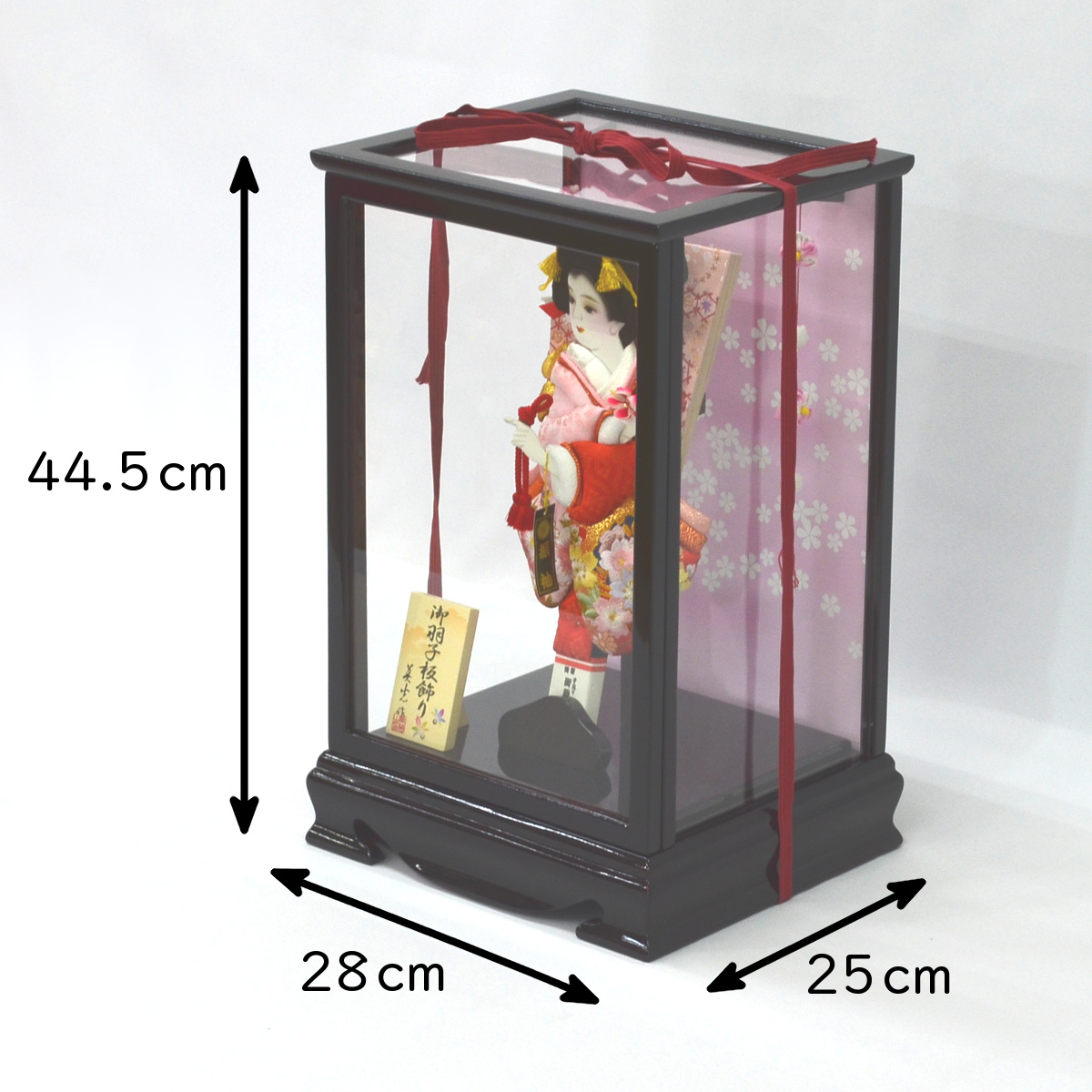 羽子板 お祝い 花梨塗 前開きケース 10号 ケース飾り 正月飾り 初正月