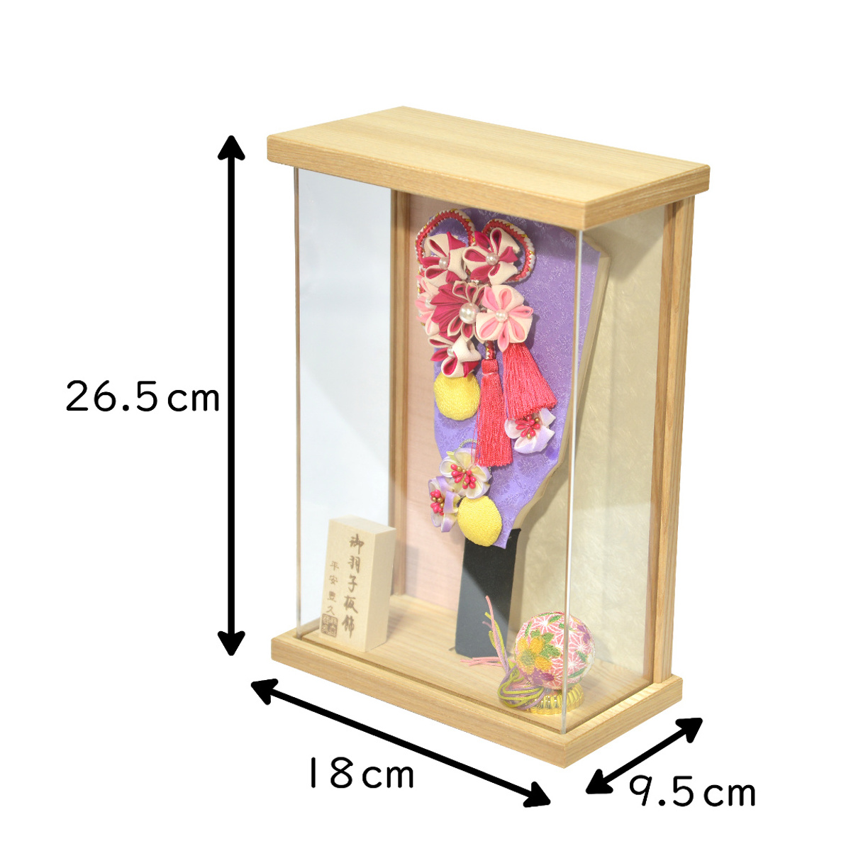 羽子板 お祝い コンパクト おしゃれ 壁掛け アクリルケース ケース飾り