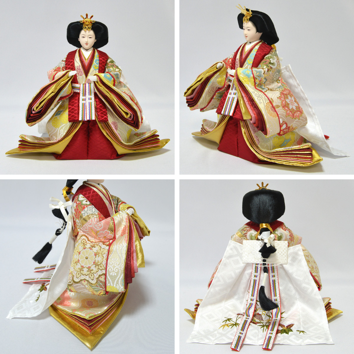 ★雛人形★親王飾り★展示品3-⑦ 雛人形 親王飾り【紡】TUMUGI｜アクリルケース入｜おしゃれ