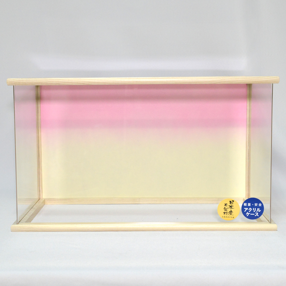 雛人形 ケース飾り 親王飾り アクリルケース LED 藤翁作 : 人形の三信