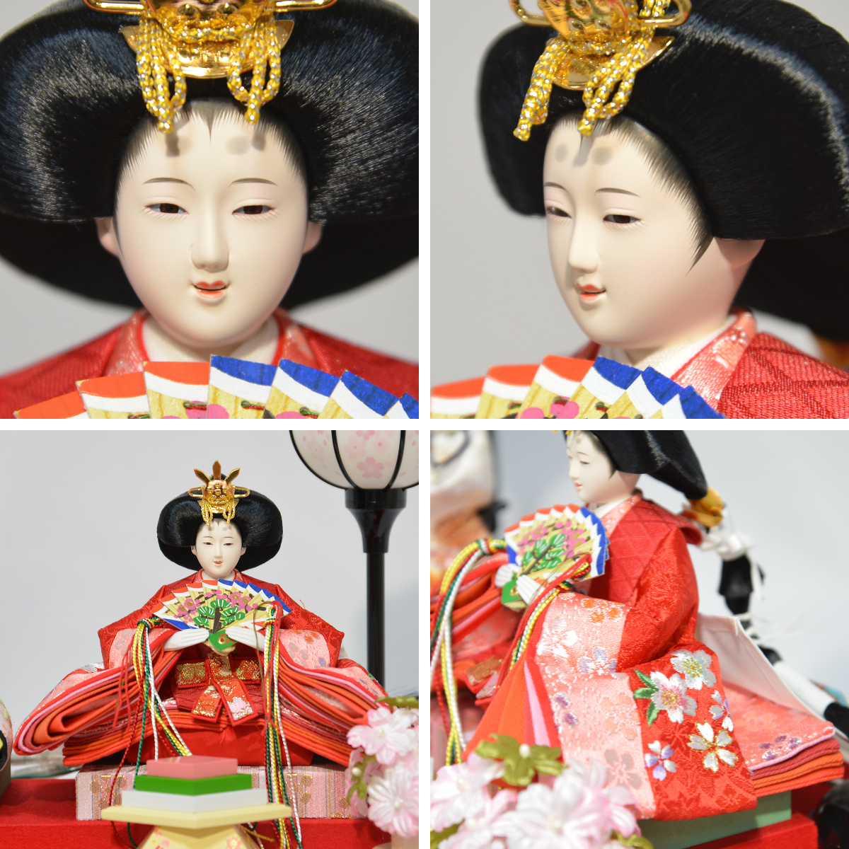 【12/11まで】雛人形 アクリルケース 赤　藤翁作 親王飾り おひなさま 楽天市場】雛人形 ひな人形 雛 ケース飾り 親王飾り 藤翁作 彩美