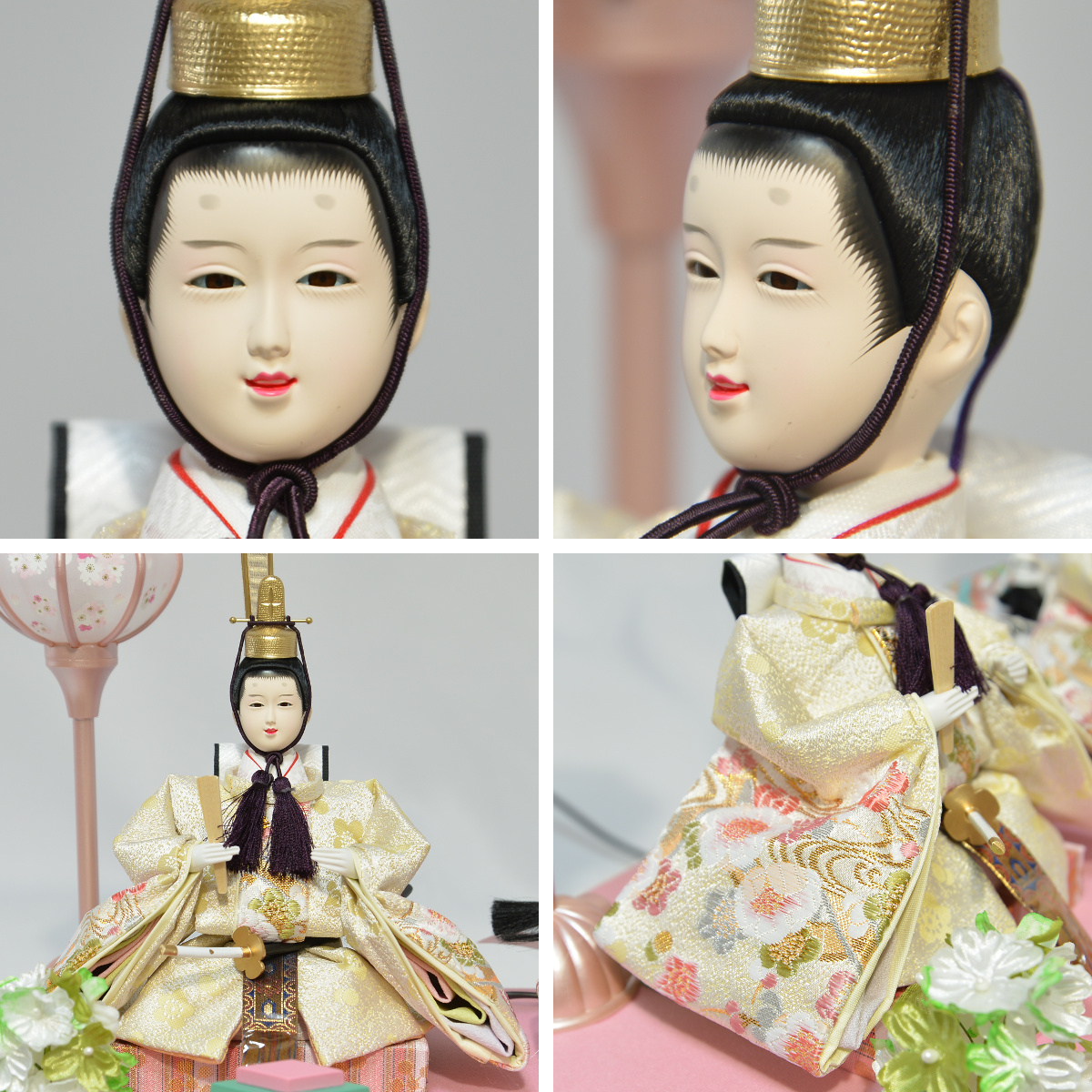 12/11まで】雛人形 アクリルケース 赤 藤翁作 親王飾り おひなさま