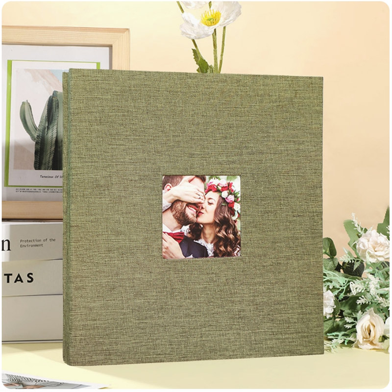 手作りアルバム 万丈（VANJOH） KAZARUアルバム 8インチ フリーポケットタイプ 手作り