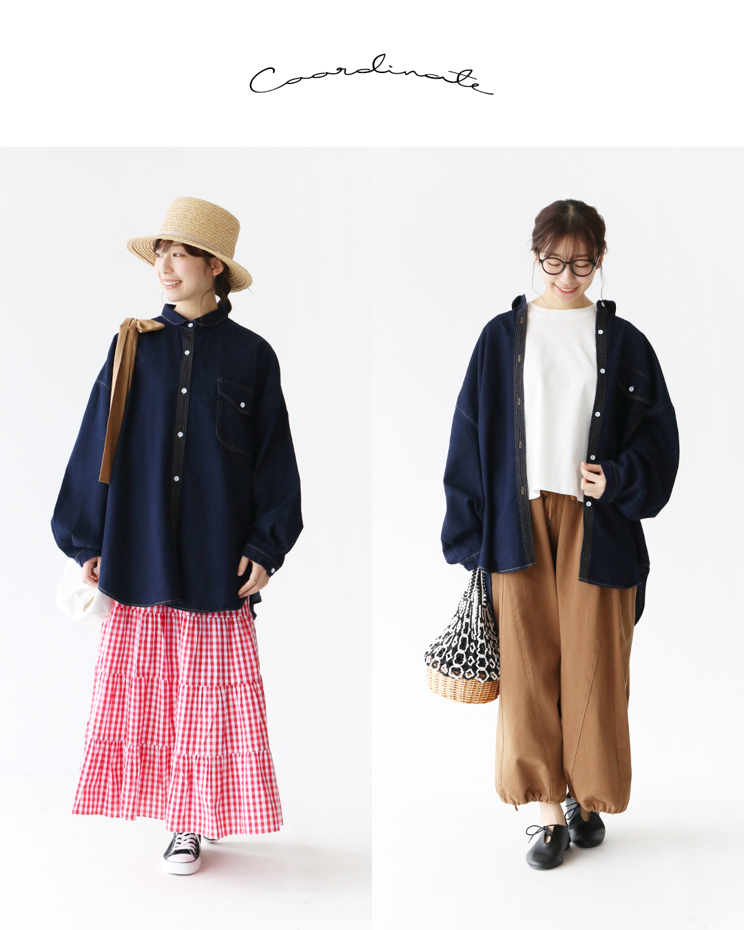sanpo kuschel（サンポクシェル） さらっと羽織れる大人のデニムシャツ
