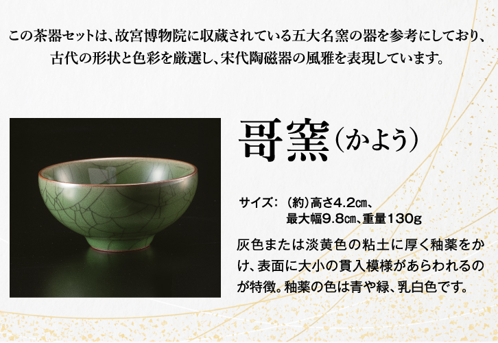 KW-1361 中国宋代 五大名窯 茶器セット 複製 : 三宝堂Yahoo!店 - 通販