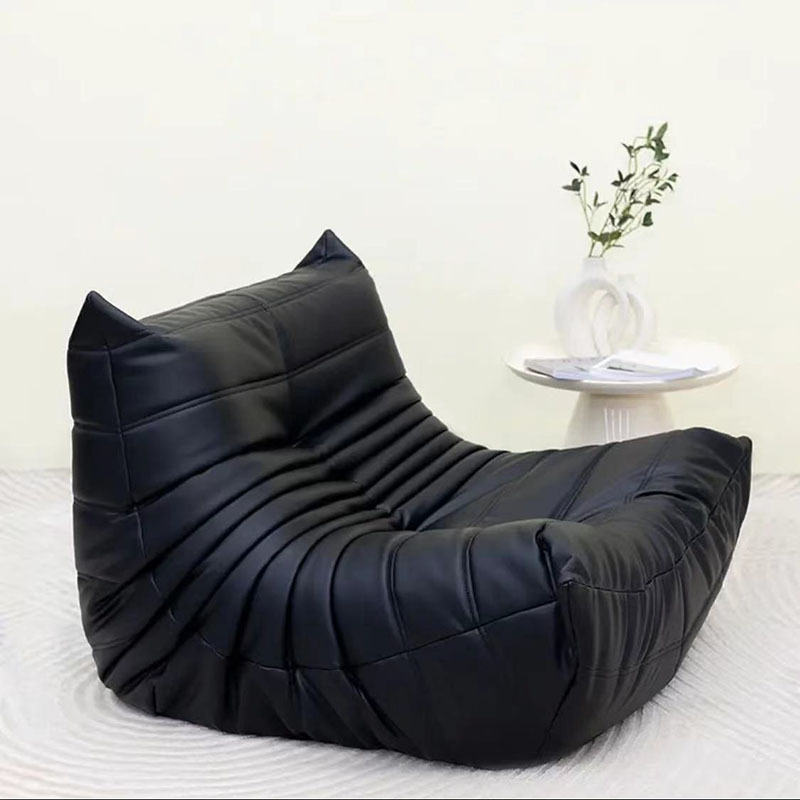 爆買 一人掛けソファ 北欧 ソファ キャタピラーソファ オットマン付き