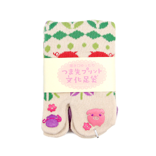靴下 レディース 女性用 ソックス 2本指 足袋 暖かい 和柄 京都和雑貨 おしゃれ かわいい