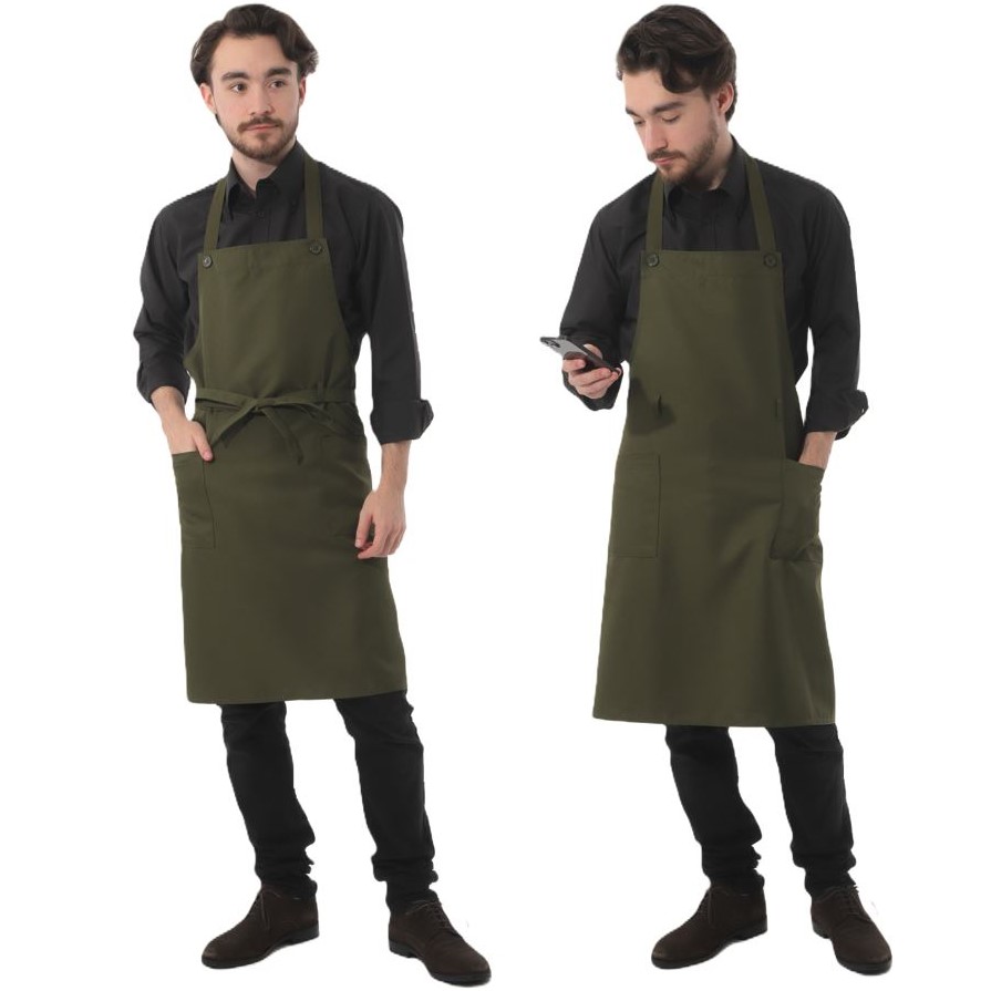 SSY エプロン 男性用 メンズエプロン メンズ 大きいサイズ 黒 男性