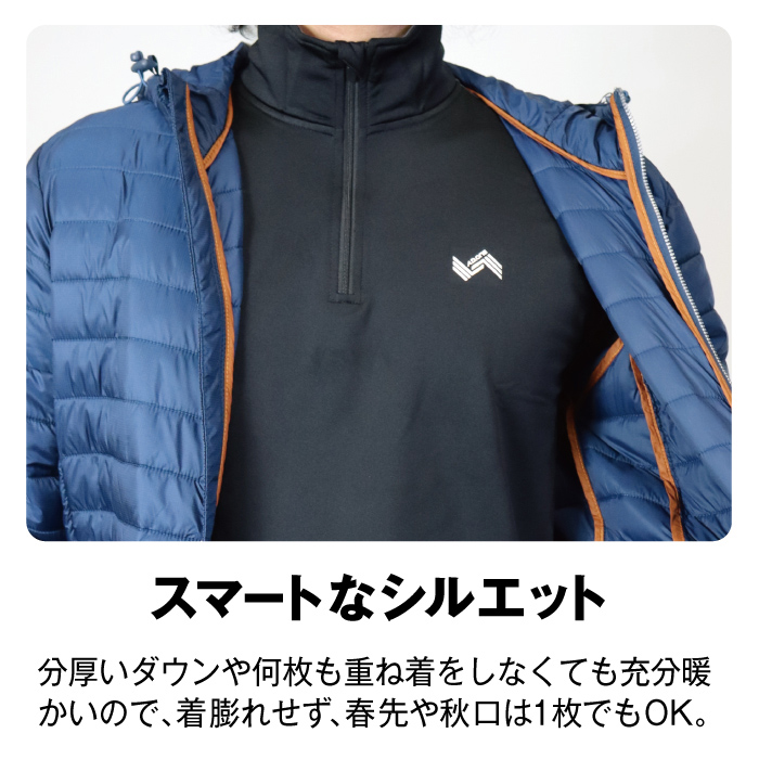 A.D.ONE ハーフジップインナー スキー メンズ レディース 発熱