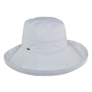 レディースハット 帽子 つば広 UVカット フリーサイズ SCALA スカラ LC399 ジアナ ベ...