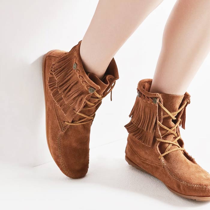 Minnetonka ミネトンカ MINNETONKA ウィメンズ DOUBLE FRINGE