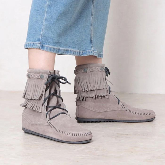 Minnetonka ミネトンカ MINNETONKA ウィメンズ DOUBLE FRINGE