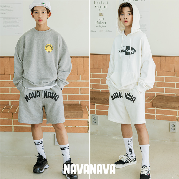 NAVANAVA（ナバナバ） 子供服 ハーフパンツ キッズ ズボン スウェット
