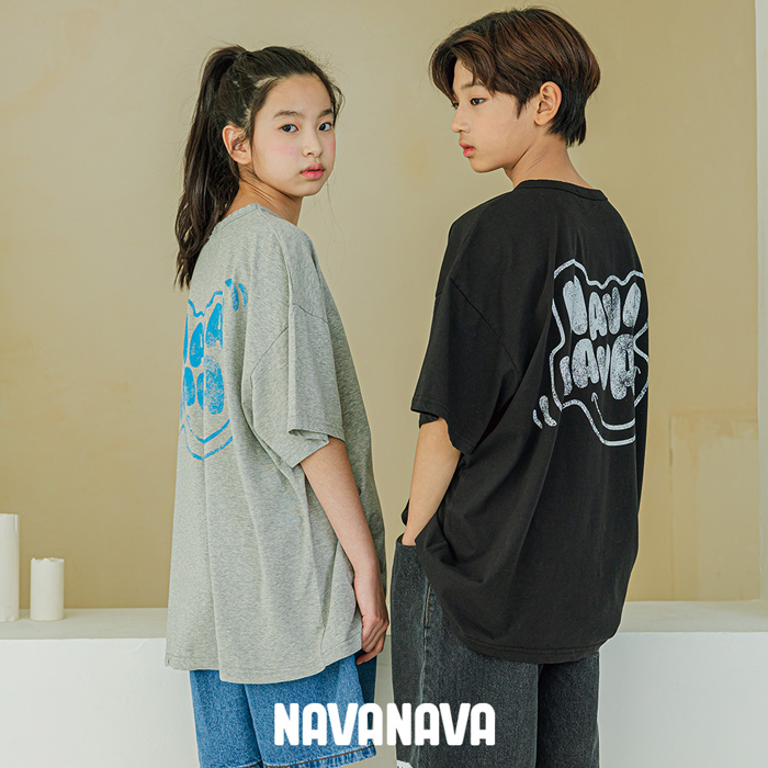 ジュニア Tシャツ キッズ 子供  半袖 韓国 Kファッション 韓流 ストリート グラフィティ 男子 女子 オーバーサイズ ビックシルエット ダンス 小中学生｜sansei-s-style｜09