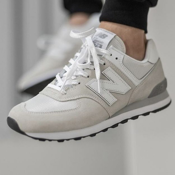 爆買 ニューバランス ML 574 スニーカー メンズ シューズ 靴 レアアイテム NEW BALANCE EVN EVW DSR DSW グレー 人気 NB 通勤 旅行 履きやすいの画像