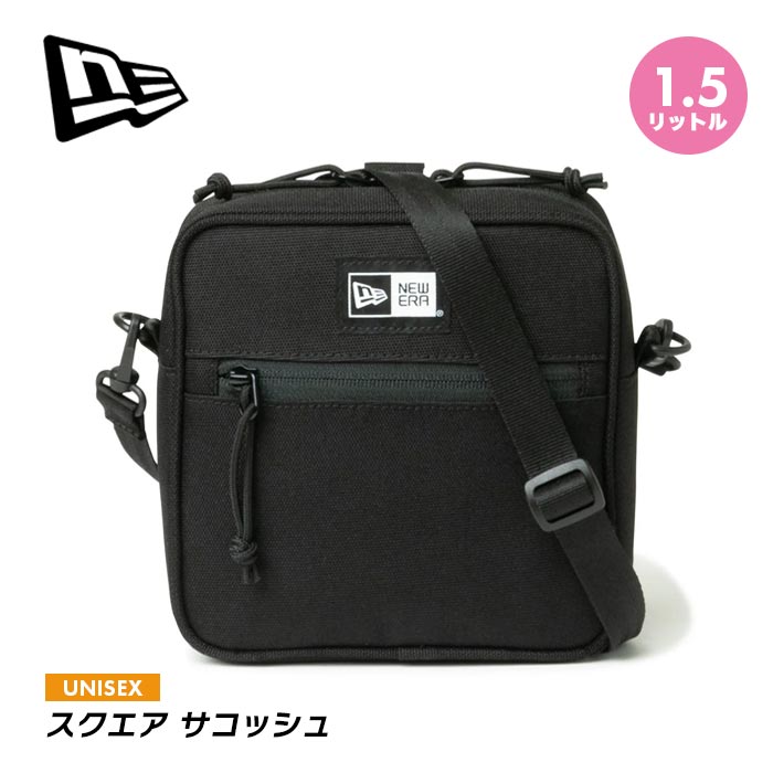 サコッシュ ポーチ ニューエラ ミニ バッグ ショルダーバッグ ブラック 黒 かばん ユニセックス ストリート かっこいい 1.5L | NEW ERA | 01