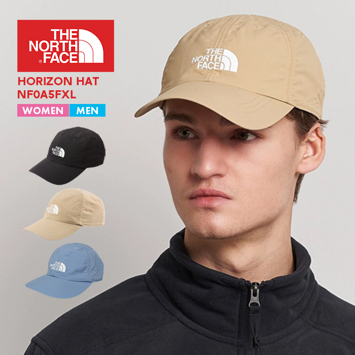 ノースフェイス 帽子 キャップ スポーツキャップ フリーサイズ メンズ レディース HORIZON HAT NF0A5FXL 紫外線防止 登山 アウトドア 紳士 男女兼用