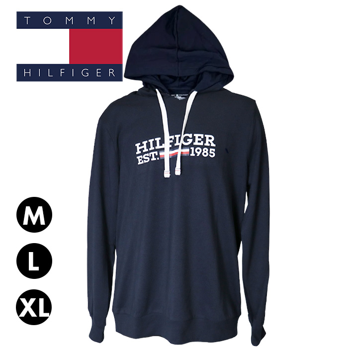 【美品】 COLLECTION　パーカー L トミーヒルフィガー TOMMY HILFIGER（トミー・ヒルフィガー） パーカー エンブロイドロゴ