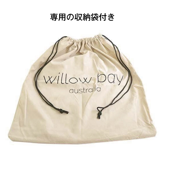 Willow Bay（ウィローベイ） トートバッグ ファスナー付き マザーズ 