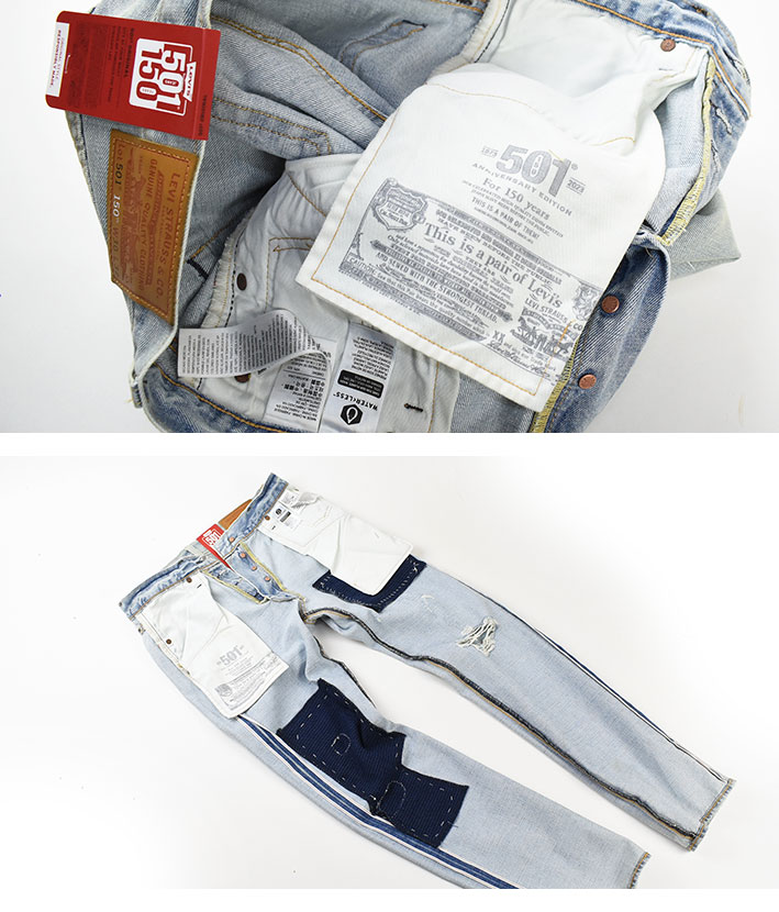 Levi's LEVI'S リーバイス 501 150周年モデル セルビッジデニム Levi's LEVI'S リーバイス 501 150周年モデル セルビッジデニム