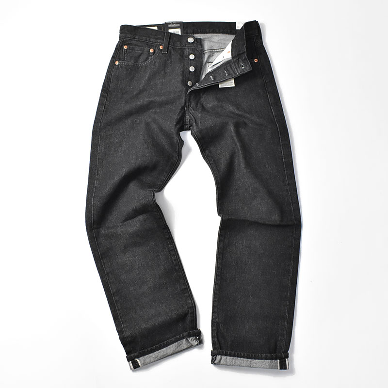 Levi's LEVI'S リーバイス 501 セルビッジデニム ブラックデニム Levi's LEVI'S リーバイス 501 セルビッジデニム ブラックデニム