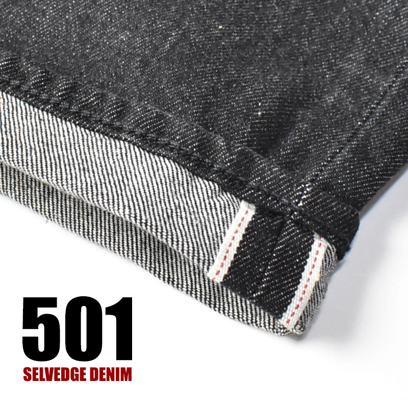 Levi's 501 セルビッチ　赤耳　W34 34インチ　リーバイス　ブラック Levi's（リーバイス） 501 セルビッジデニム ブラックデニム 赤耳