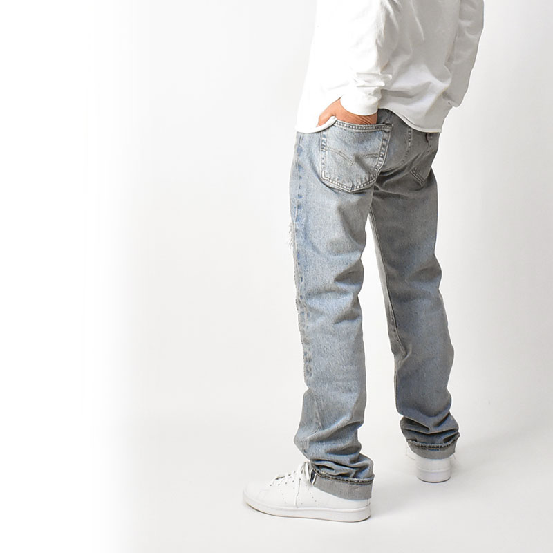 Levi's LEVI'S リーバイス 501 セルビッジデニム ダメージ 赤耳