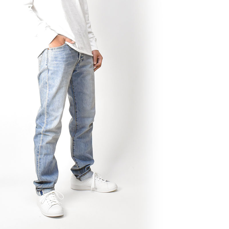 Levis リーバイス made&crafted 日本製 赤耳 ボタンフライ Levi's LEVIS リーバイス 505 復刻 1967年モデル ジップフライ