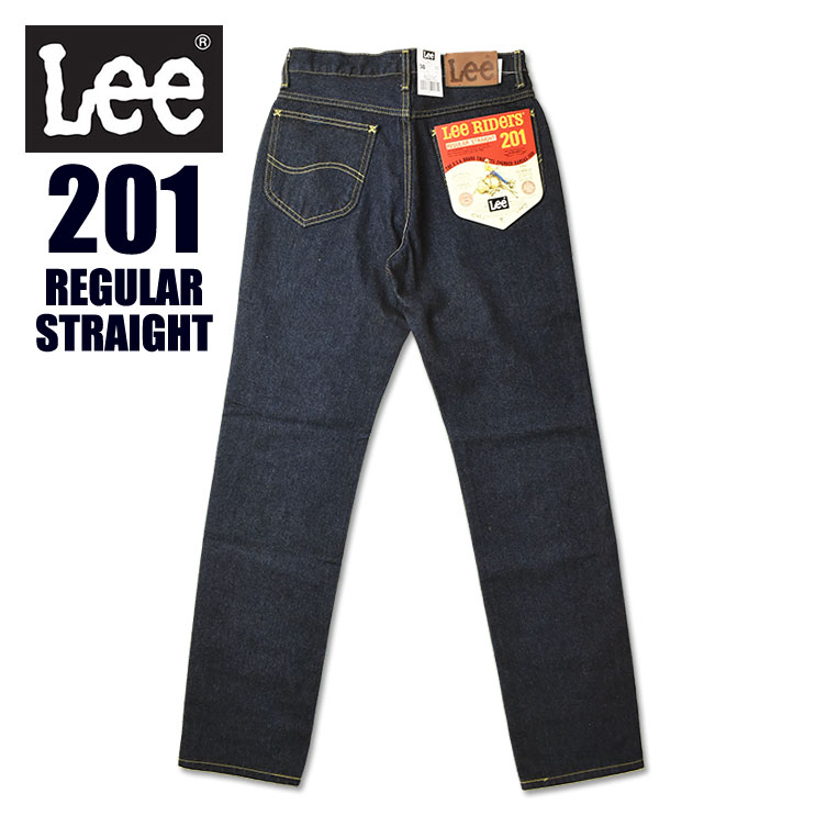 Lee リー 201 レギュラーストレート ワンウォッシュ RIDERS