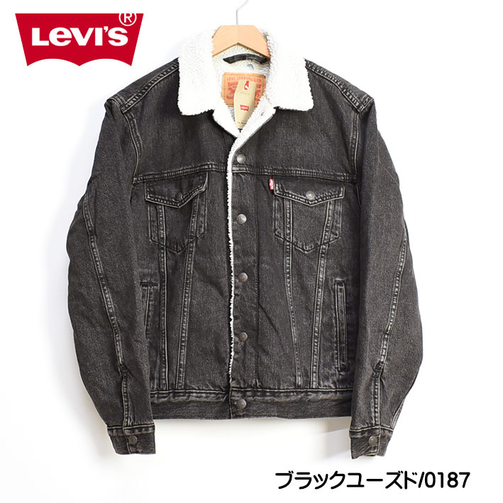 LEVI&apos;S リーバイス シェルパ トラッカージャケット 3rd タイプ デニム ボアジャケット G...