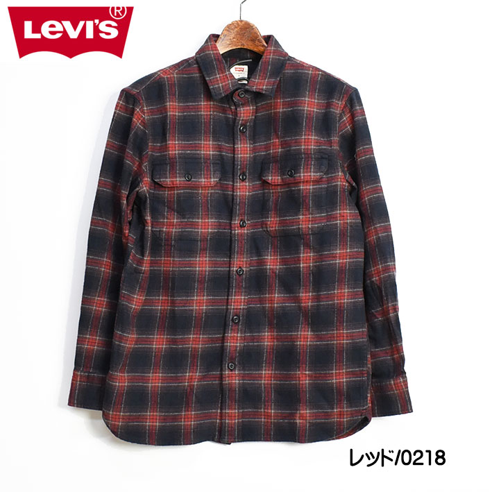 LEVI'S リーバイス メンズ ネルシャツ チェック ワークシャツ メンズ