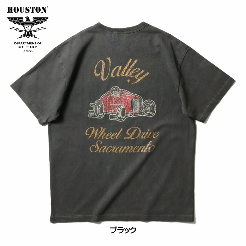 HOUSTON 715TH 総刺繍 ミリタリーTシャツ M ヴィンテージ 正規取扱店