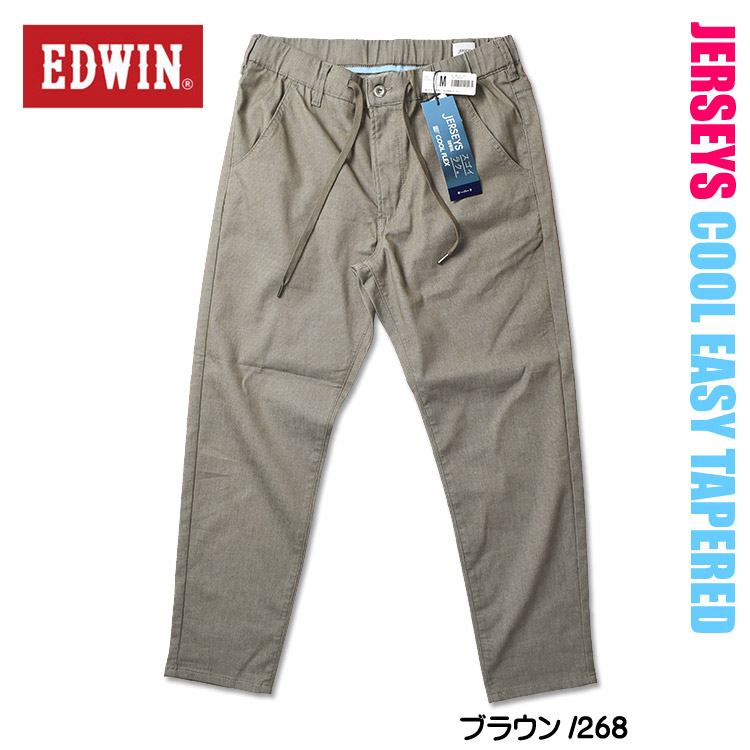 EDWIN エドウィン ジャージーズ COOL イージー テーパード ストレッチ デニムパンツ メンズ 涼しい、サラサラ、気持ちいい。 夏のジーンズ JME32C｜sanshin｜06