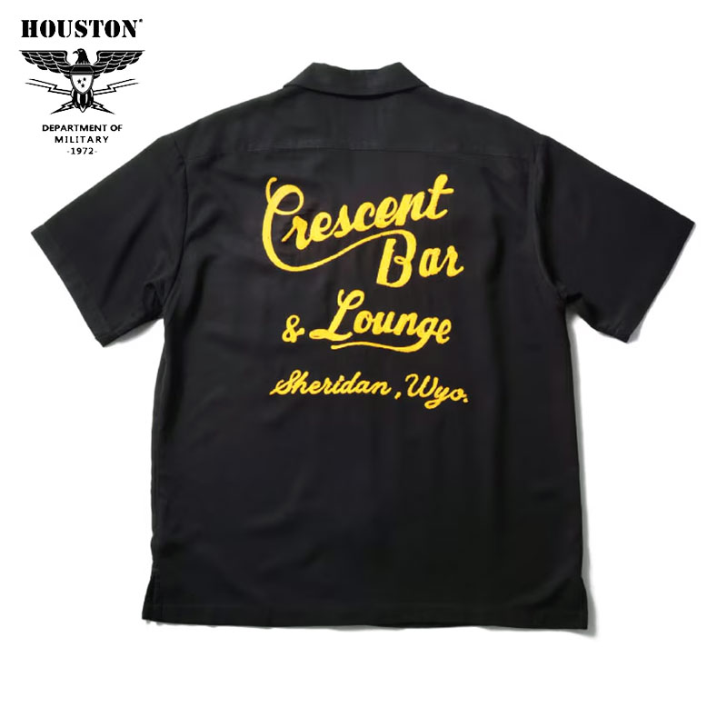 ボーリングシャツメンズ（HOUSTON／メンズトップス）（色：ブルー系